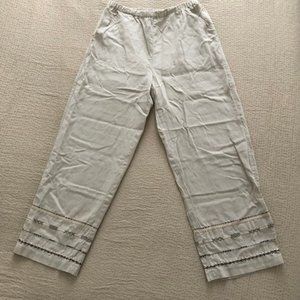 J Jill petite 100% hemp pants